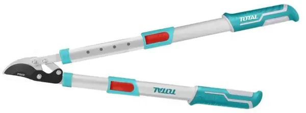 Foarfeca de grădină cu mâner telescopic TOTAL - Ø25 mm, 670 - 880 mm