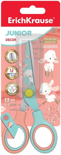 Foarfecă Erich Krause Junior Decor - Curly Sheep, 13 cm