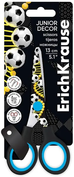Foarfecă Erich Krause Junior Decor - Sport DNA, 13 cm