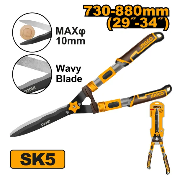 Foarfeca Gard Viu cu Maner Telescopic INGCO HHS6306
