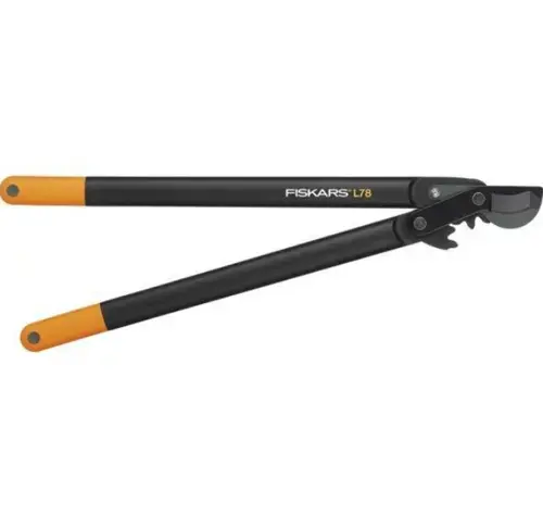 Foarfeca pas cu pas pentru ramuri groase Fiskars PowerGear L78, L (Negru/Portocaliu)