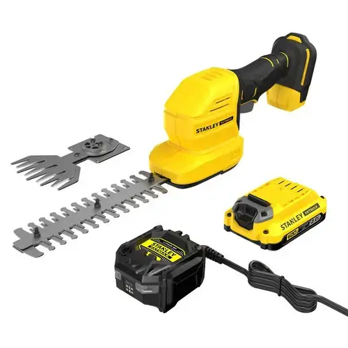 Foarfeca pentru arbusti si iarba pe acumulator Stanley STCSS20D1-QW, 18V, 1 acumulator 2,0 Ah