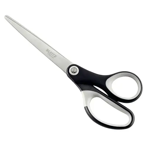 Foarfeca pentru birou LEITZ Titanium, 180 mm, Negru