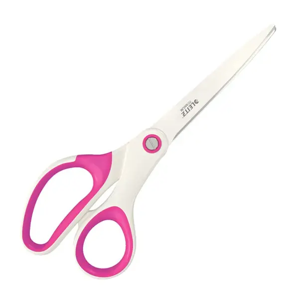 Foarfeca pentru birou otel 20.5 cm Leitz WOW Titanium roz metalizat