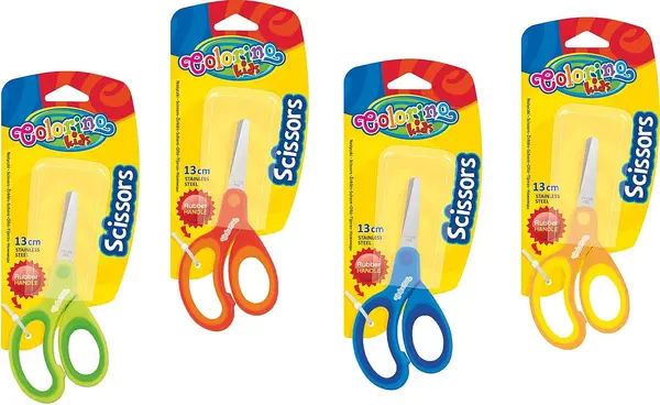 Foarfeca pentru copii Colorino Kids - 13 cm, sortiment