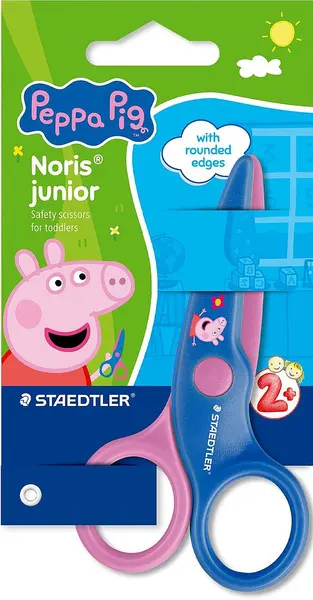 Foarfecă pentru copii Staedtler Noris Junior - Peppa Pig, 10 cm