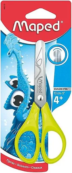 Foarfecă pentru mâna stângă Maped Essentials Pulse - 13 cm, verde