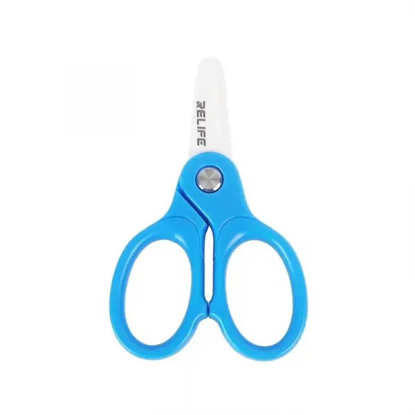 Foarfeca Relife RL-102A, Cu Lame Ceramice, Albastra