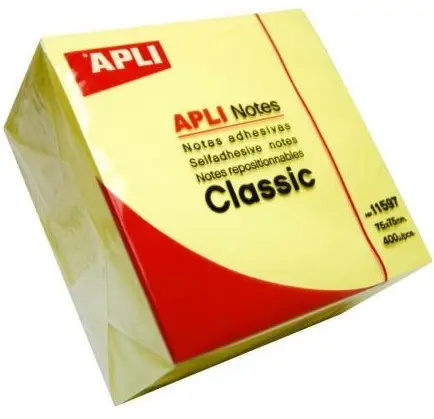 Foi autoadezive APLI - 75 х 75 mm, 400 bucati