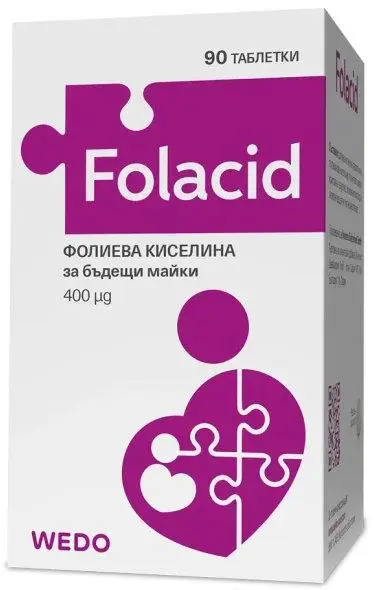 Folacid, 90 comprimate, Wedo