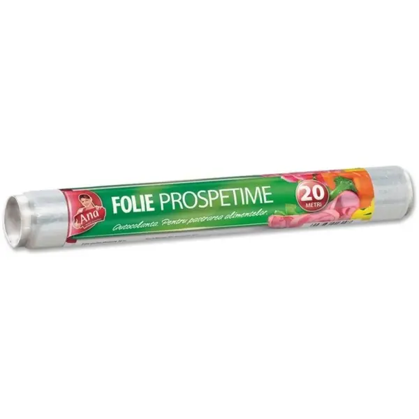 Folie de Prospetime Transparenta pentru Alimente, Anna, 20 m