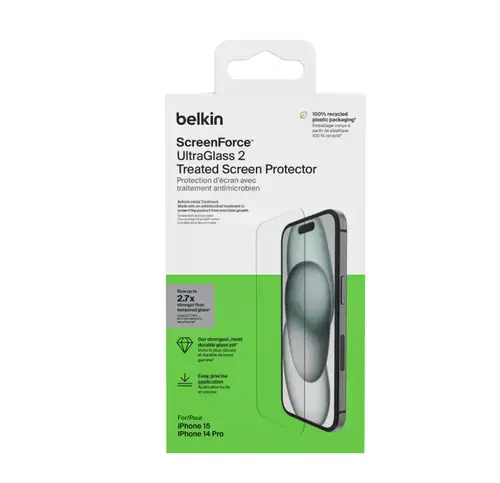 Folie de protectie Belkin 745883866489 pentru iPhone 15/14 Pro