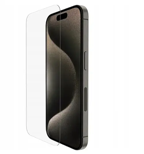 Folie de protectie ,Belkin 745883866519 pentru iPhone 15 Pro Max, Sticla (Transparent)