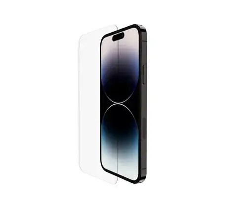 Folie de protectie Belkin 745883871063 pentru iPhone 15/ 14 Pro, Sticla (Transparent)