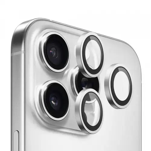 Folie de protectie Camera Spate Blueo Metal Frame pentru Apple iPhone 14 Pro Max / 14 Pro, Sticla Securizata