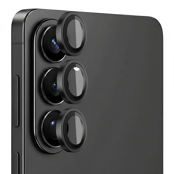 Folie de protectie Camera Spate Blueo pentru Samsung Galaxy S26 Plus S947 / S26, Sticla Securizata, Neagra