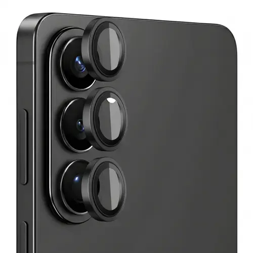 Folie de protectie Camera Spate Blueo pentru Samsung Galaxy S26 Plus S947 / S26, Sticla Securizata, Neagra