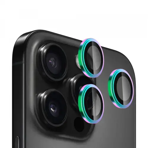 Folie de protectie Camera Spate Blueo Sapphire Crystal pentru Apple iPhone 16 Pro Max / 16 Pro, Sticla Securizata