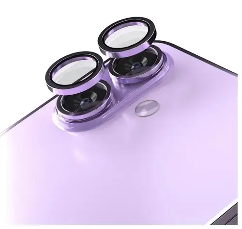Folie de protectie Camera Spate Etteri pentru Apple iPhone 17, Sticla Securizata, Mov