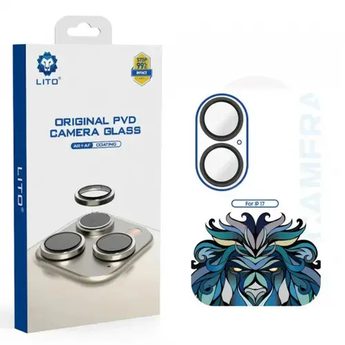 Folie de protectie Camera Spate Lito Titanium AR pentru Apple iPhone 17, Sticla Securizata