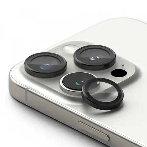 Folie de protectie Camera Spate Ringke pentru Apple iPhone 16 Pro Max / 16 Pro, Sticla Securizata, Set 2 bucati