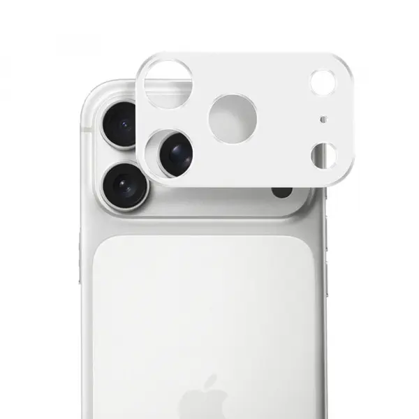 Folie de protectie Camera Spate Techsuit pentru Apple iPhone 17 Pro Max, Sticla Securizata, Argintie