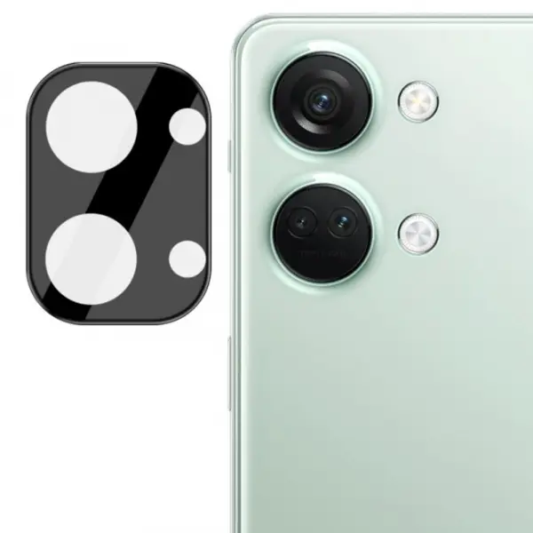 Folie de protectie Camera Spate Techsuit pentru OnePlus Nord 3, Sticla Securizata, Neagra
