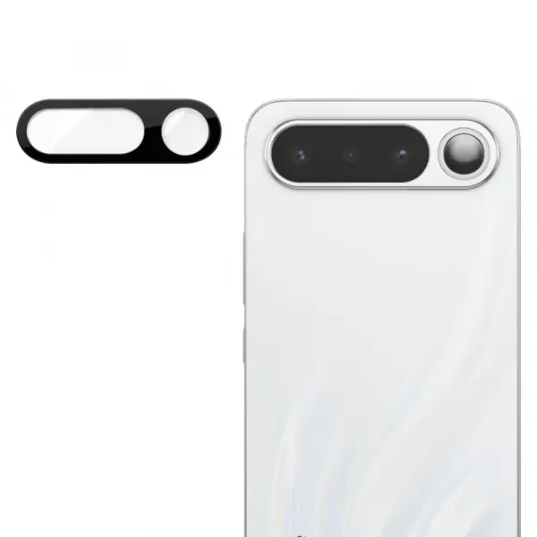 Folie de protectie Camera Spate Techsuit pentru Realme 16, Sticla Securizata, Neagra