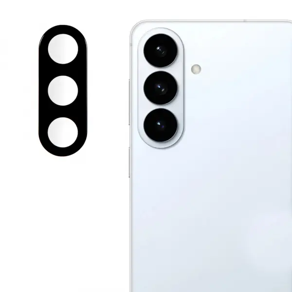 Folie de protectie Camera Spate Techsuit pentru Samsung Galaxy S26 S942, Sticla Securizata, Neagra