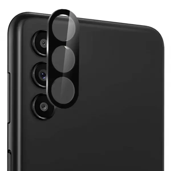 Folie de protectie Camera Spate Techsuit pentru Samsung Galaxy S24+ S926, Sticla Securizata, Neagra