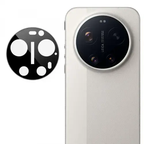 Folie de protectie Camera Spate Techsuit pentru Xiaomi 17 Ultra, Sticla Securizata, Neagra