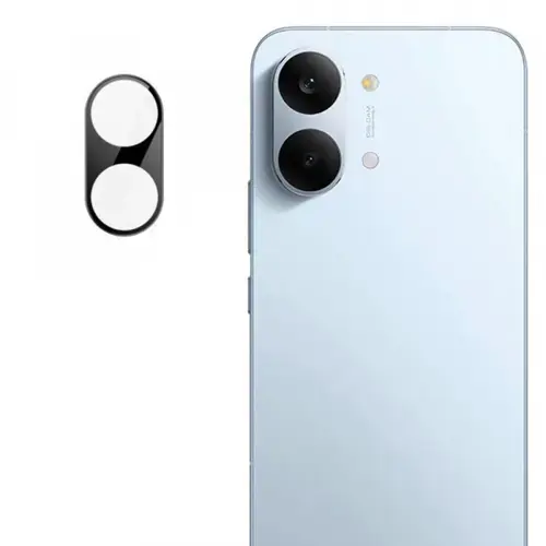 Folie de protectie Camera Spate Techsuit pentru Xiaomi Poco X8 Pro Max, Sticla Securizata, Neagra