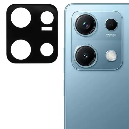Folie de protectie Camera Spate Techsuit pentru Xiaomi Redmi Note 14S, Sticla securizata (Negru)