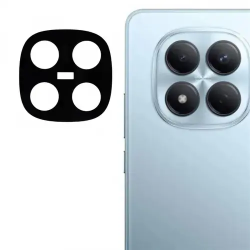 Folie de protectie Camera Spate Techsuit pentru Xiaomi Redmi Note 15 Pro 4G, Sticla Securizata, Neagra