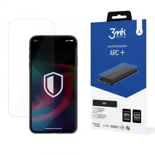 Folie de protectie Ecran 3MK ARC+ pentru Apple iPhone 14 Pro / 14, Plastic