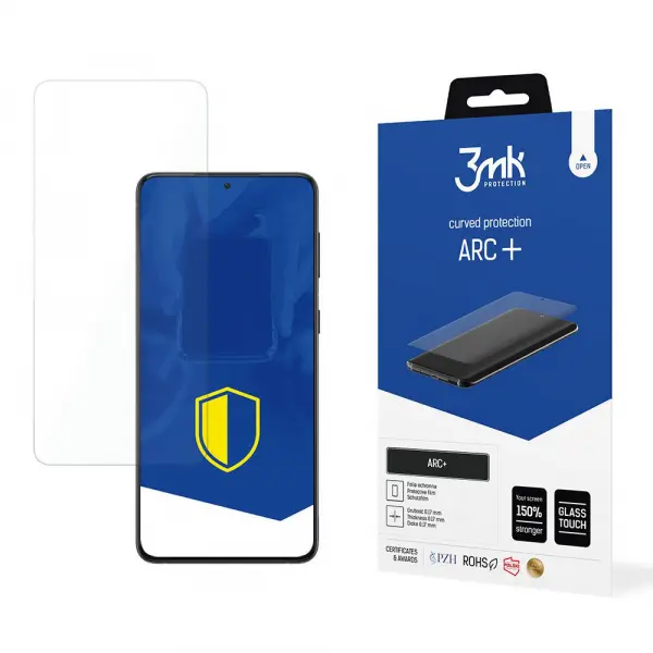 Folie de protectie Ecran 3MK ARC+ pentru Samsung Galaxy S21 5G G991, Plastic