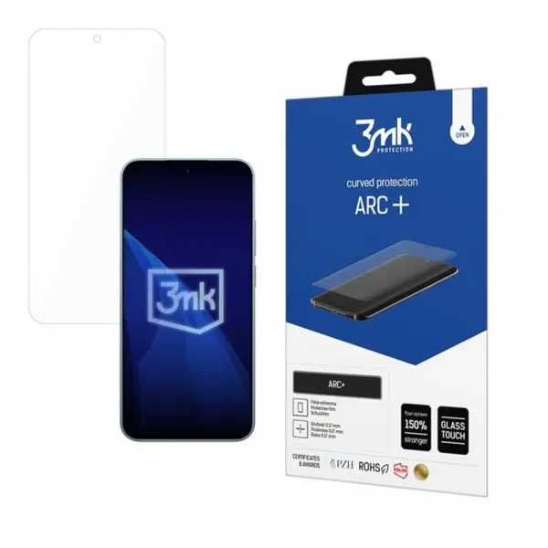 Folie de protectie Ecran 3MK ARC+ pentru Xiaomi Redmi Note 15 Pro 5G, Plastic