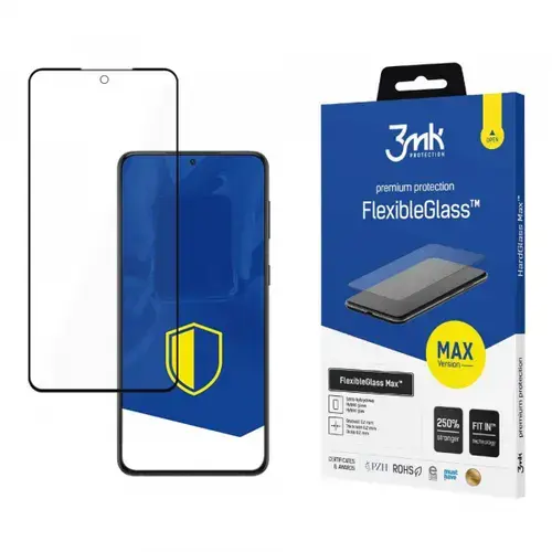 Folie de protectie Ecran 3MK FlexibleGlass Max pentru Samsung Galaxy S24 S921, Sticla Flexibila, Full Glue