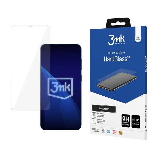 Folie de protectie Ecran 3MK HardGlass pentru Samsung Galaxy S26 Plus S947, Sticla Securizata, Full Glue