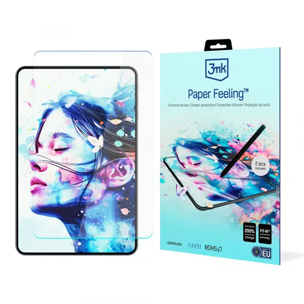 Folie de protectie Ecran 3MK Paper Feeling pentru Apple iPad Air 11 (2026) / Air 11 (2025), Plastic, Set 2 bucati