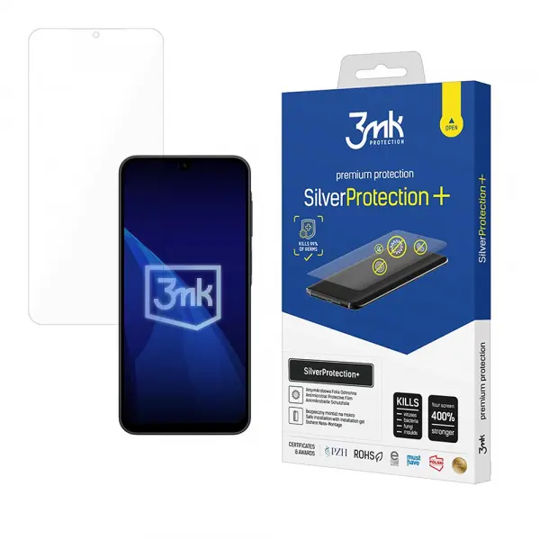 Folie de protectie Ecran 3MK Silver Protect+ pentru Samsung Galaxy A17 4G / A17 5G / A16 5G A166 / A16 4G A165, Plastic