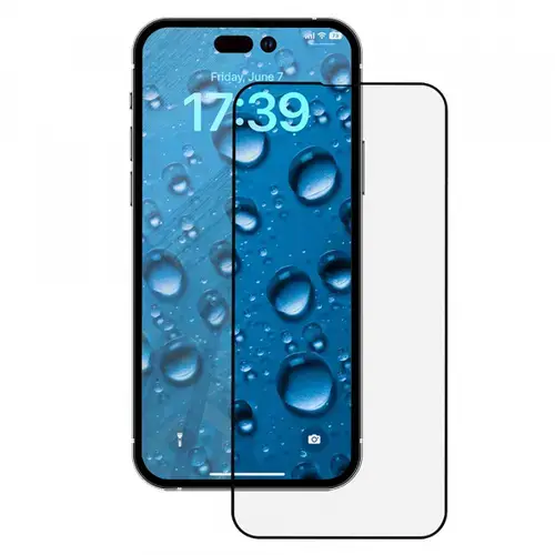 Folie de protectie Ecran Anank 5X Reinforced CG pentru Apple iPhone 16, Sticla Securizata, Full Glue, 2.5D