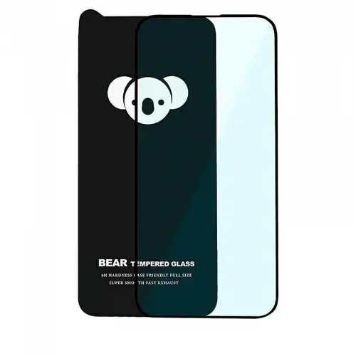 Folie de protectie Ecran Bear HD pentru Apple iPhone 15, Sticla Securizata, Full Glue