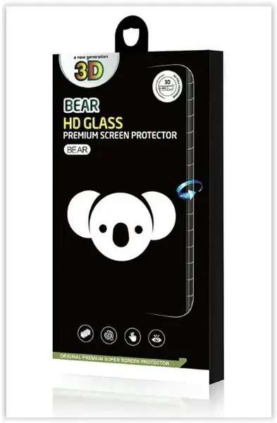 Folie de protectie Ecran Bear HD pentru Samsung Galaxy S24 FE S721, Sticla Securizata, Full Glue, Neagra