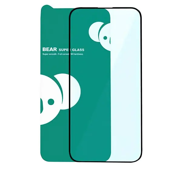 Folie de protectie Ecran Bear Super Hard pentru Apple iPhone 17 Air, Sticla Securizata, Full Glue, 3D, Neagra