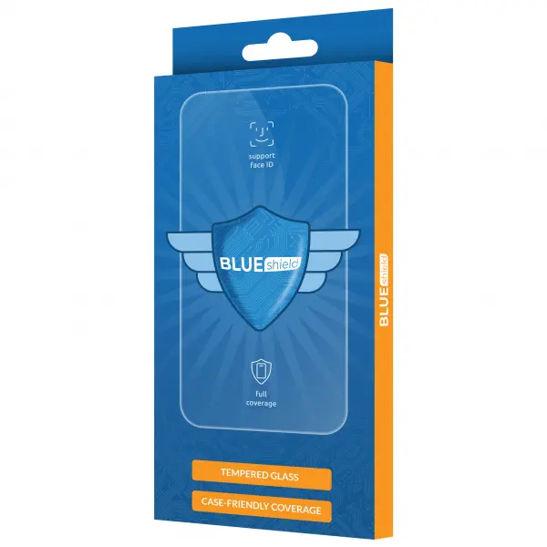 Folie de protectie Ecran Blue Shield pentru Honor Magic6 Lite, Sticla Securizata, Edge Glue, Case Friendly, Neagra