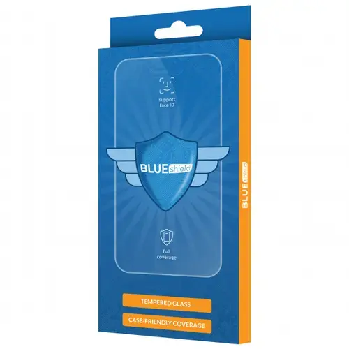 Folie de protectie Ecran Blue Shield pentru Oppo Reno13 FS 5G / Reno13 F 4G / Reno13 F, Sticla Securizata, Full Glue, Case Friendly, Neagra