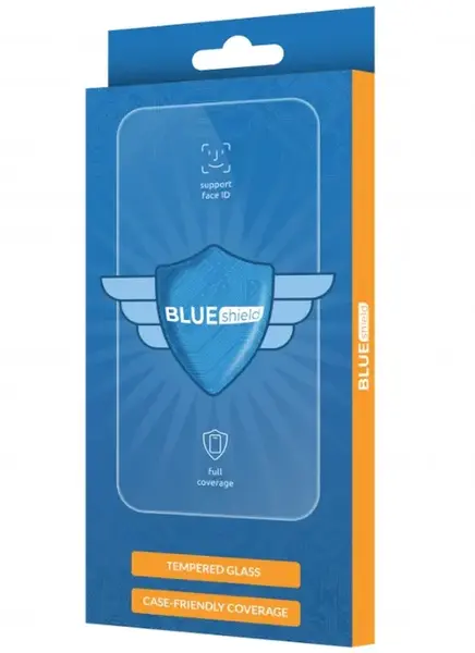 Folie de protectie Ecran Blue Shield pentru Xiaomi Redmi 14C, Sticla Securizata, Full Glue, Case Friendly, Neagra