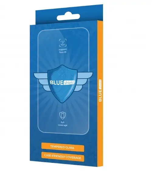 Folie de protectie Ecran Blue Shield pentru Xiaomi Redmi Note 14 4G / Note 14 5G, Sticla Securizata, Full Glue, Case Friendly, Neagra
