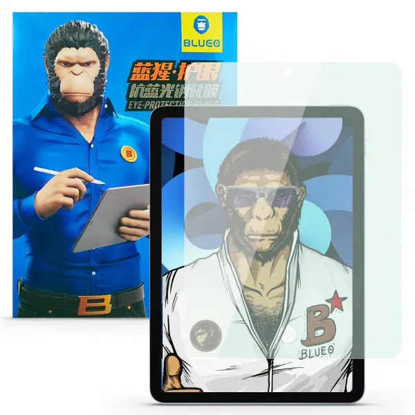 Folie de protectie Ecran Blueo pentru Apple iPad 10.2 (2021) / 10.2 (2020) / 10.2 (2019), Sticla Securizata, Full Glue